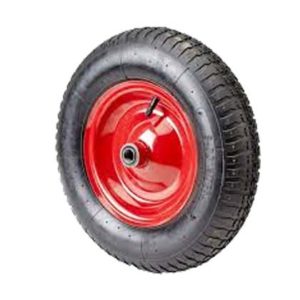 Wheelbarrow Wheel  Red (Tire, Tube & Frame) "Jinhui" (No.Pr3000 4.80/4.00-8)(16")