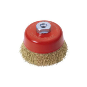 Cup Brush (Brass) "Am" (Size:3") (With 10Mm Nut)