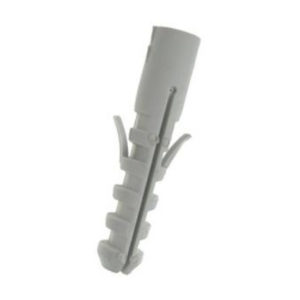 Wall Plug (Plastic) (12Mm)(1X100Pcs)(Grey Color) "Patta"