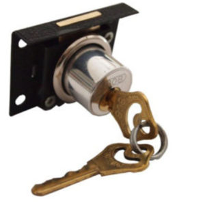 Drawer Lock "808" (White)