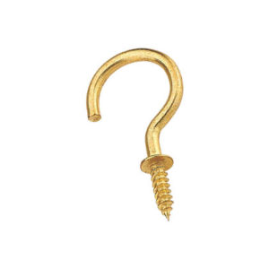 Brass Cup Hook (1 1/4")