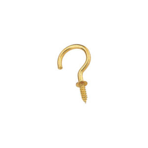 Brass Cup Hook (1/2")